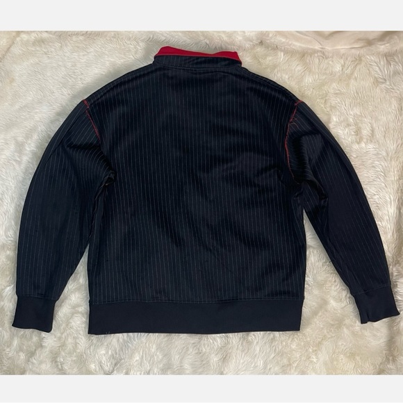 Avirex Pinstripe Track Jacket - Picture 3 of 9